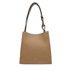 Torebka Furla. Brązowe torebki klasyczne damskie Furla, bez dodatków. Za 1,529.00 zł.