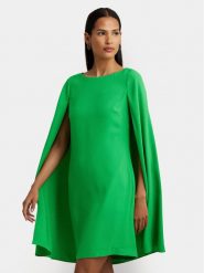 Lauren Ralph Lauren Sukienka koktajlowa 253855210023 Zielony Relaxed Fit. Zielone sukienki damskie Lauren Ralph Lauren, bez wzorów, z syntetyku, wizytowe, bez ramiączek. Za 1,609.00 zł.
