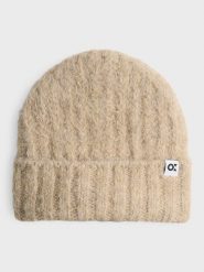 OPUS Czapka "Acotta" w kolorze beżowym rozmiar: onesize. Brązowe czapki damskie Opus, bez wzorów, ze splotem. Za 65.99 zł.