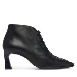 Botki Hispanitas. Czarne botki damskie Hispanitas, bez obcasa, na słupku, bez zapięcia. Za 789.99 zł.