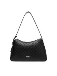 Nine West Torebka CEO-CRYSTAL POISE-JH7438 Czarny. Czarne torebki klasyczne damskie Nine West, ze skóry, bez dodatków. Za 249.99 zł.
