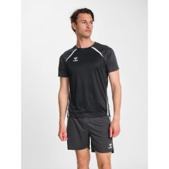 Koszulka Hummel Lead 2.0. Czarne koszulki damskie Hummel, bez wzorów, bez kołnierzyka, bez ramiączek. Za 170.00 zł.