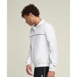 Kurtka z dresu Wilson Team. Białe kurtki sportowe damskie Wilson, bez wzorów, z dresówki, bez kaptura. Za 332.35 zł.