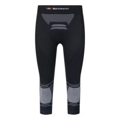 Legginsy termoaktywne damskie 3/4 X-Bionic Energizer 4.0 Opal Black. Czarne legginsy damskie X BIONIC, bez wzorów. Za 489.99 zł.