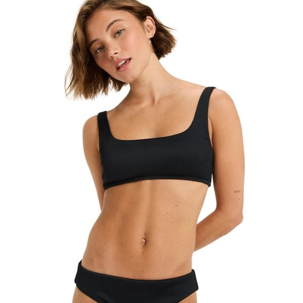 Stanik bikini dla Kobiety RIB ROXY LOVE THE GLASSY Czarny. Brązowe bikini Roxy, bez wzorów, z elastanu. Za 209.99 zł.