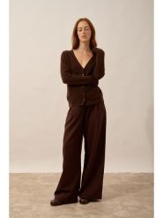 Just Cashmere Kaszmirowy kardigan "Norma" w kolorze brązowym rozmiar: M. Brązowe kardigany damskie Just Cashmere, m, bez wzorów, z kaszmiru. Za 347.99 zł.