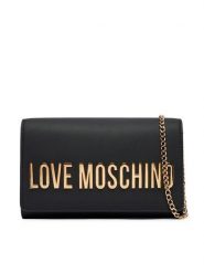 LOVE MOSCHINO Torebka JC4103PP0OKD0000 Czarny. Czarne torebki wieczorowe damskie Love Moschino, bez wzorów, ze skóry, bez dodatków. Za 699.99 zł.