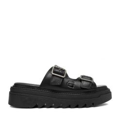 Klapki G-Star Raw. Czarne klapki damskie G-Star Raw, bez wzorów, bez obcasa, bez zapięcia. Za 249.99 zł.