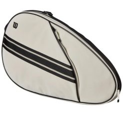 Torba sportowa unisex Wilson Premium Padel Cover. Czarne torby sportowe Wilson, bez wzorów, z materiału. Za 127.35 zł.