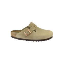 Kapcie Birkenstock Boston Sfb Leoi Damskie. Brązowe kapcie damskie Birkenstock, z materiału. Za 652.00 zł.
