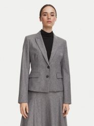 BOSS Marynarka Jia18 50567167 Szary Slim Fit. Szare marynarki i żakiety damskie Boss, bez wzorów, z syntetyku. Za 1,849.00 zł.