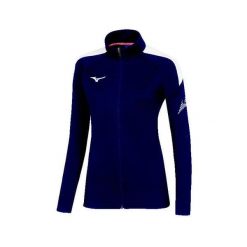 Damska bluza dresowa Mizuno RB. Niebieskie bluzy damskie Mizuno, xl, bez wzorów, z dresówki, bez kaptura. Za 217.00 zł.