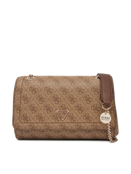 Guess Torebka Noelle II HWBG96 72210 Brązowy. Brązowe torebki klasyczne damskie Guess, ze skóry, bez dodatków. Za 469.99 zł.