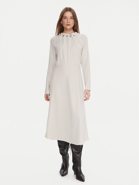 Armani Exchange Sukienka codzienna XW000735 AF16125 U1094 Biały Regular Fit. Białe sukienki damskie Armani Exchange, bez wzorów, z syntetyku, bez ramiączek. Za 549.99 zł.