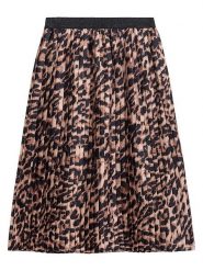 Danamade Spódnica "Dsona" w kolorze beżowo-czarnym rozmiar: S. Brązowe spódnice damskie Danamade, na co dzień, s, bez wzorów, midi. Za 96.37 zł.