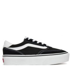 Tenisówki Vans. Czarne trampki damskie Vans, bez wzorów, bez zapięcia. Za 319.99 zł.