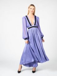 Pinko Sukienka "Pesca" | 1N13JX A04G | Kobieta | Fioletowy. Fioletowe sukienki damskie Pinko, bez wzorów, z elastanu, klasyczne, bez ramiączek. W wyprzedaży za 489.00 zł.