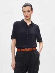 Tommy Hilfiger Koszula WW0WW41831 Granatowy Regular Fit. Niebieskie koszule damskie Tommy Hilfiger, bez wzorów, z wiskozy, bez kołnierzyka, bez ramiączek. Za 519.99 zł.
