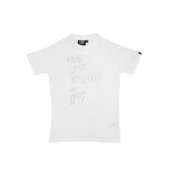 Koszulka miękki na co dzień na siłownię. Białe bluzki damskie LEONE 1947 APPAREL, bez wzorów, z bawełny, sportowe, bez kołnierzyka, bez ramiączek. W wyprzedaży za 44.86 zł.