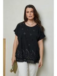 Curvy Lady Koszulka w kolorze czarnym rozmiar: 40/42. Czarne bluzki damskie Curvy Lady, bez wzorów, z koronki, bez kołnierzyka, bez ramiączek. Za 70.24 zł.