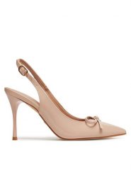 DeeZee Szpilki GAO-35547-8 Różowy. Czerwone szpilki damskie DeeZee, bez wzorów, ze skóry, bez obcasa, na szpilce, bez zapięcia. Za 139.99 zł.