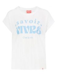 Eight2Nine Koszulka w kolorze białym rozmiar: L. Białe koszulki damskie Eight2Nine, l, bez wzorów, z bawełny, bez kołnierzyka, bez ramiączek. Za 43.99 zł.