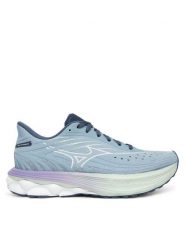 Mizuno Buty do biegania Wave Skyrise 6 J1GD2509 Niebieski. Niebieskie obuwie sportowe damskie Mizuno, z materiału, bez zapięcia, do biegania. Za 449.99 zł.