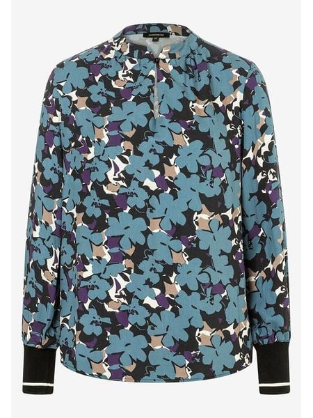 More & More Bluzka w kolorze niebieskim rozmiar: 34. Niebieskie bluzki damskie More & More, s, bez wzorów, z wiskozy, klasyczne, bez kołnierzyka, bez ramiączek. Za 83.62 zł.