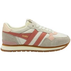Sznurowane trampki damskie Gola Colorado. Białe trampki damskie Gola, bez wzorów, z gumy, bez zapięcia. Za 408.50 zł.