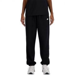 Spodnie sportowe damskie New Balance WP41500BK. Czarne spodnie sportowe damskie New Balance, s, bez wzorów, z bawełny, z standardowym stanem, na fitness i siłownię. Za 329.00 zł.