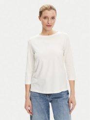 Weekend Max Mara Bluzka Multia 2525946031 Biały Regular Fit. Białe bluzki damskie Weekend Max Mara, m, bez wzorów, z bawełny, bez kołnierzyka, bez ramiączek. Za 219.99 zł.