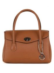 Mia Tomazzi Skórzana torebka w kolorze jasnobrązowym - 30 x 24 x 13 cm rozmiar: onesize. Brązowe torebki klasyczne damskie Mia Tomazzi, z materiału, bez dodatków. Za 347.99 zł.