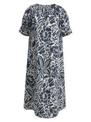 Smith & Soul Sukienka w kolorze granatowo-białym rozmiar: S. Białe sukienki damskie Smith & Soul, bez wzorów, z bawełny, bez ramiączek. Za 195.99 zł.