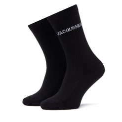 Skarpety długie JACQUEMUS. Czarne skarpetki damskie JACQUEMUS, bez wzorów. Za 179.99 zł.