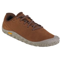 Buty do biegania damskie, Merrell Vapor Glove 6. Zielone obuwie sportowe damskie Merrell, z gumy, bez zapięcia, do biegania. Za 549.99 zł.