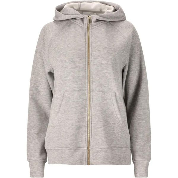 Damska bluza z kapturem full zip Athlecia Jacey. Szare bluzy damskie Athlecia, l, bez wzorów, z materiału, z kapturem. Za 257.50 zł.