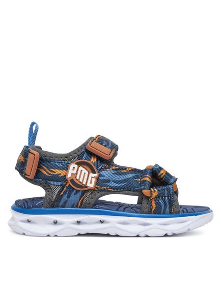 Primigi Sandały 7974011 Szary. Szare sandały chłopięce Primigi, z materiału, bez zapięcia. Za 239.99 zł.