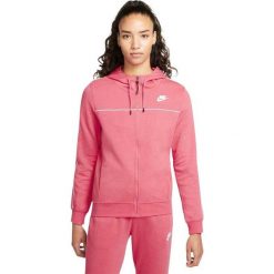 Bluza sportowa damska Nike Nsw Mlnm Essential Flecee FZ Hoody. Czerwone bluzy damskie Nike, bez wzorów, bez kaptura. W wyprzedaży za 241.55 zł.