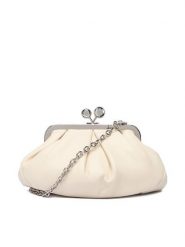 Weekend Max Mara Torebka 2615511164600 Écru. Torebki wieczorowe damskie Weekend Max Mara, bez wzorów, ze skóry, bez dodatków. Za 1,309.00 zł.