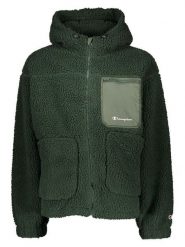 Champion Kurtka polarowa w kolorze ciemnozielonym rozmiar: XXL. Zielone kurtki damskie Champion, xxl, bez wzorów, z polaru, bez kaptura. Za 191.42 zł.