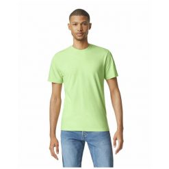 Koszulka Softstyle Dla Dorosłych Unisex. Zielone bluzki damskie GILDAN, s, bez wzorów, sportowe, bez kołnierzyka, bez ramiączek. Za 29.99 zł.