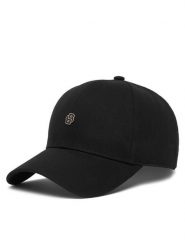 BOSS Czapka z daszkiem Ari-B-Icon 50555583 Czarny. Czarne czapki z daszkiem damskie Boss, bez wzorów, z bawełny. Za 179.99 zł.