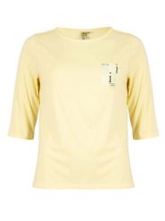 Roadsign Koszulka w kolorze żółtym rozmiar: L. Żółte bluzki damskie Roadsign, l, bez wzorów, z bawełny, bez kołnierzyka, bez ramiączek. Za 34.99 zł.