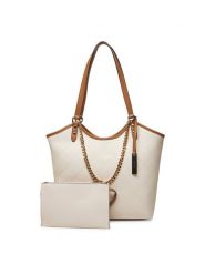 Aldo Torebka Ybelihar 13933697 Écru. Shopper bag ALDO, ze skóry, bez dodatków. Za 239.99 zł.