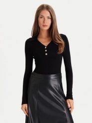 Morgan Sweter 252-MBANOU Beżowy Slim Fit. Brązowe swetry klasyczne damskie Morgan, s, z wiskozy, bez kołnierzyka. Za 189.99 zł.