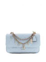 Guess Torebka 181090 Niebieski. Niebieskie listonoszki damskie Guess, z aplikacjami, bez dodatków. Za 699.99 zł.