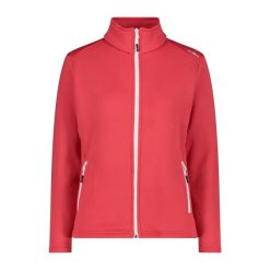 Damska rozciągliwa polarowa bluza z zamkiem CMP. Czerwone bluzy damskie CMP, s, bez wzorów, z dzianiny, bez kaptura. Za 302.00 zł.
