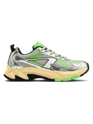 ARKK Copenhagen Buty "Forma Runner" w kolorze srebrno-zielonym do biegania rozmiar: 40. Szare obuwie sportowe damskie Arkk Copenhagen, z materiału, bez zapięcia, do biegania. Za 166.88 zł.