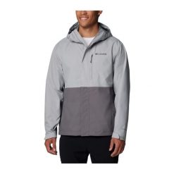 Kurtka przeciwdeszczowa Columbia Hikebound II Jacket. Szare kurtki damskie Columbia, bez wzorów, bez kaptura. Za 524.99 zł.