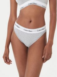 Calvin Klein Underwear Figi klasyczne LV00QF8524 Szary. Szare figi Calvin Klein Underwear, bez wzorów, z bawełny. Za 89.99 zł.